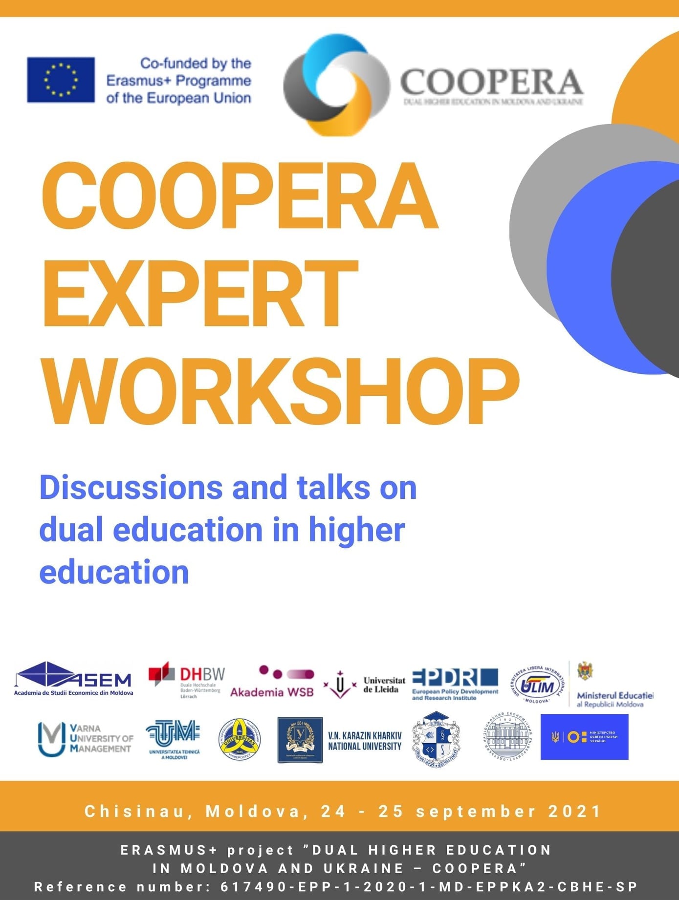 COOPERA Expert Workshop organizat la ULIM