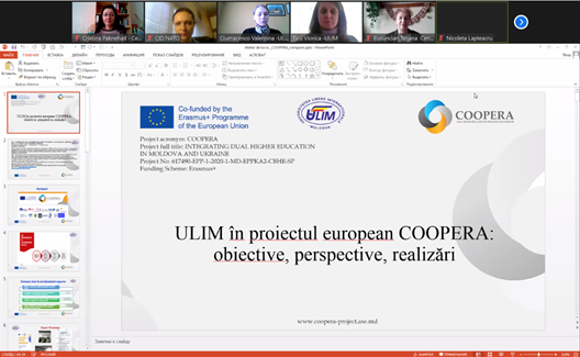 Atelier de lucru cu reprezentanții companiilor organizat de echipa ULIM în cadrul proiectului COOPERA