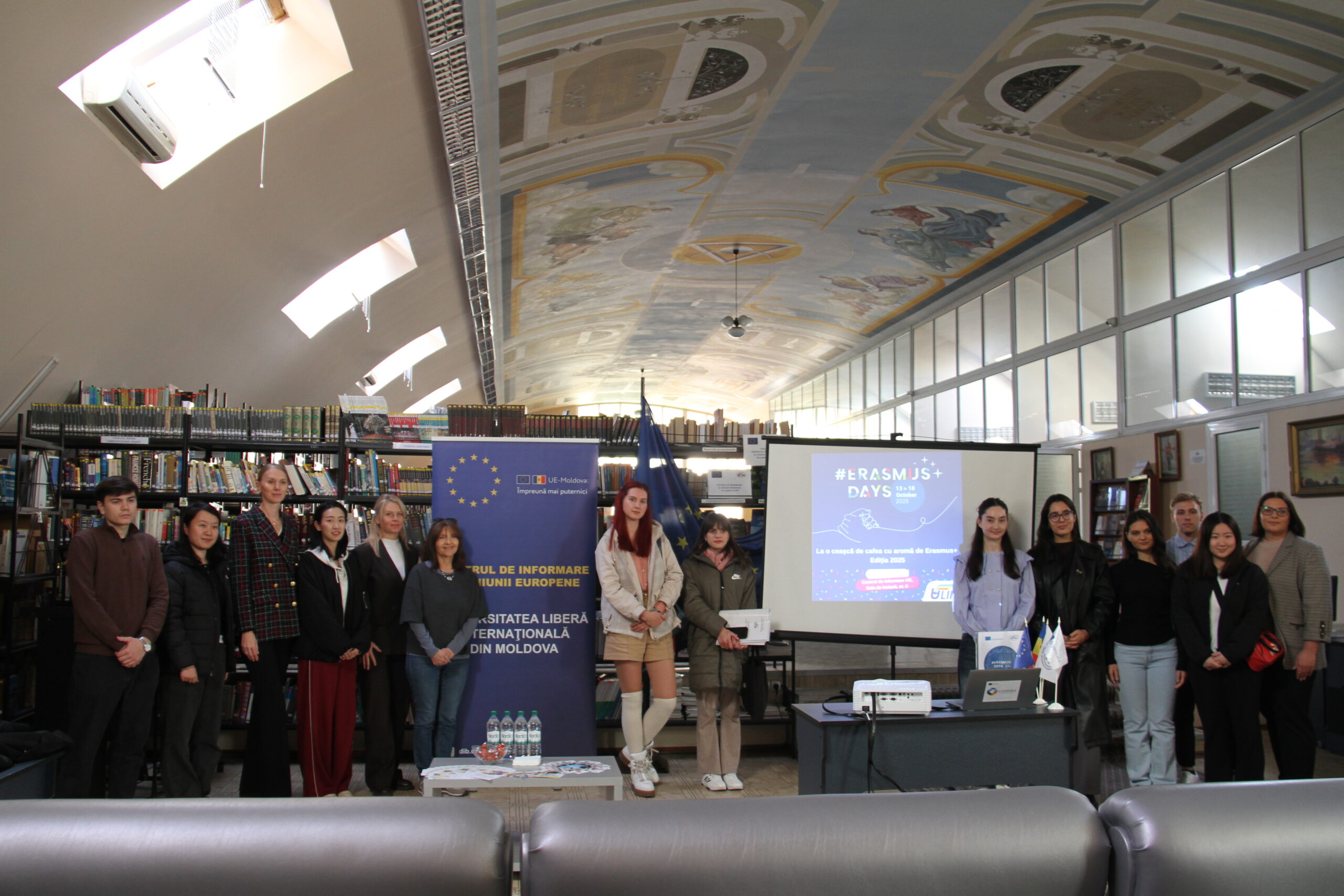 „La o ceașcă de ceai cu aromă de Erasmus+” – ULIM a celebrat Zilele Erasmus 2025 în  spirit european și multicultural