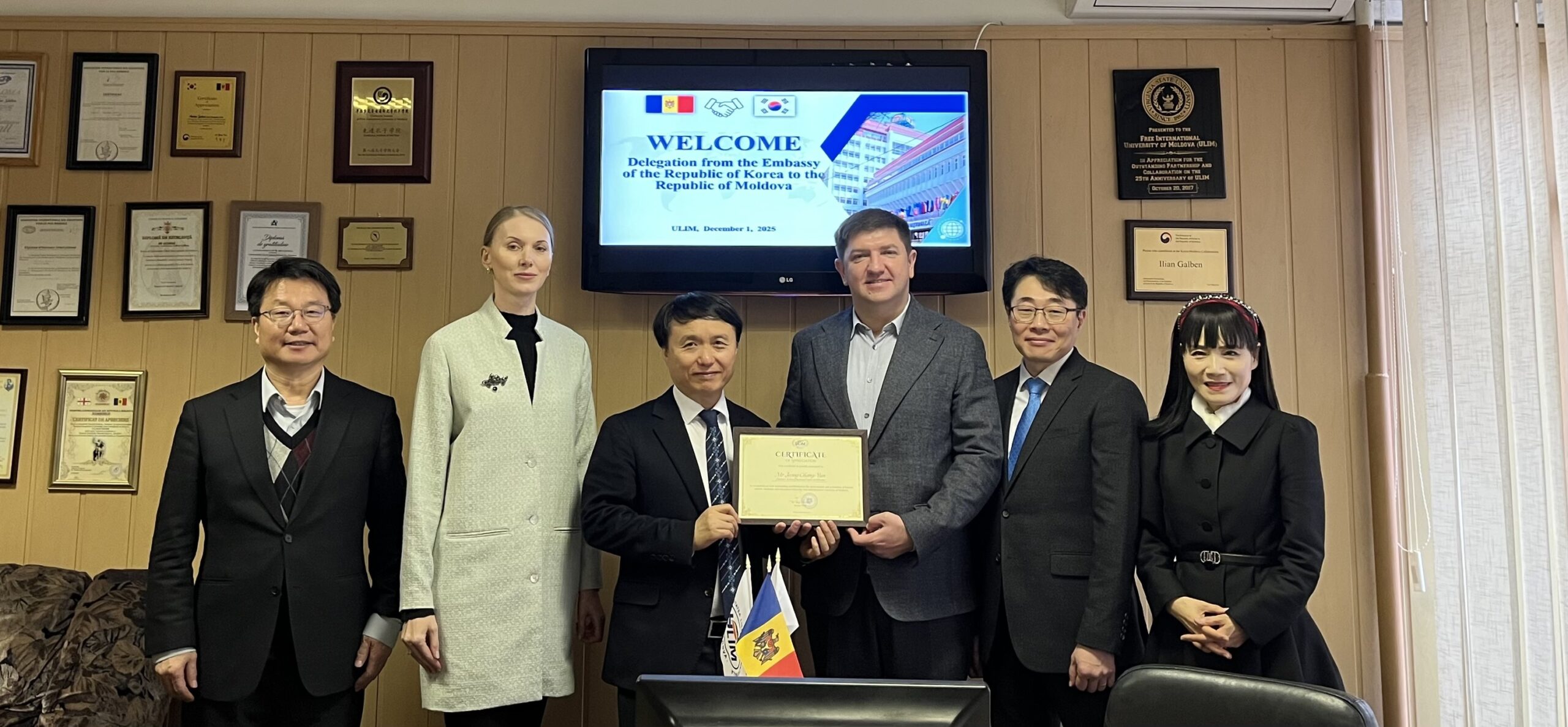 ULIM a găzduit vizita delegației Republicii Coreea: dialog, cultură și performanță!