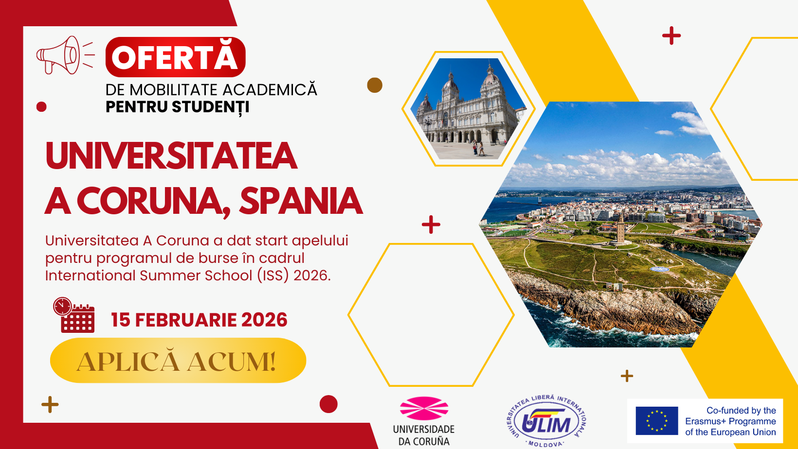 Apel pentru Programul de Burse – UDC International Summer School 2026