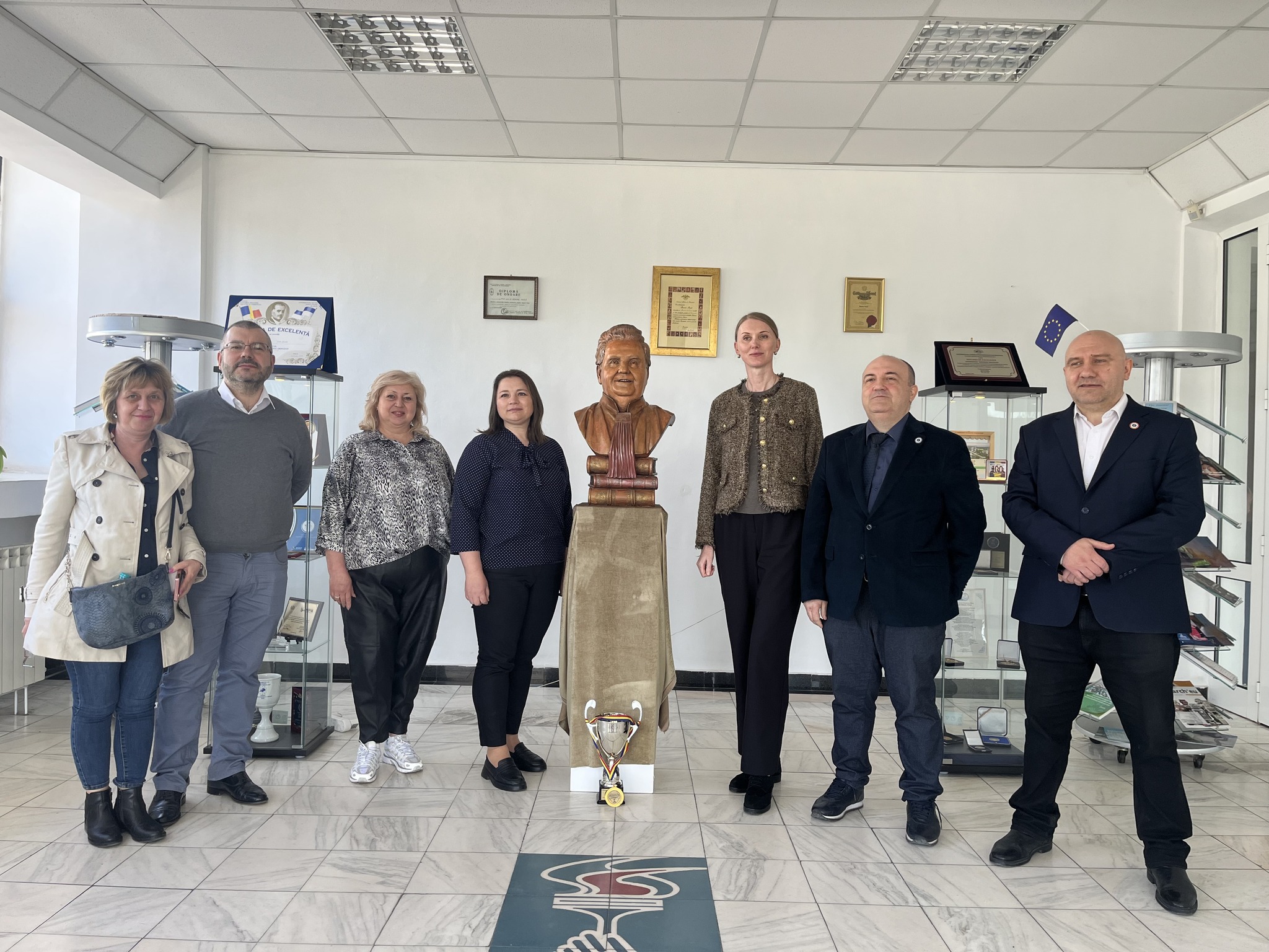 Vizită de lucru a delegației ULIM la Universitatea Internațională Danubius din Galați